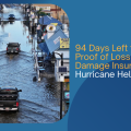 94 Days Left to File Sworn Proof of Loss for Flood Damage Insurance Claim: Hurricane Helene