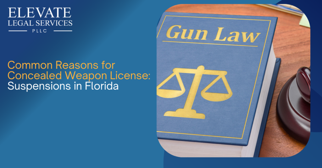 Common Reasons for Concealed Weapon License: Suspensions in Florida