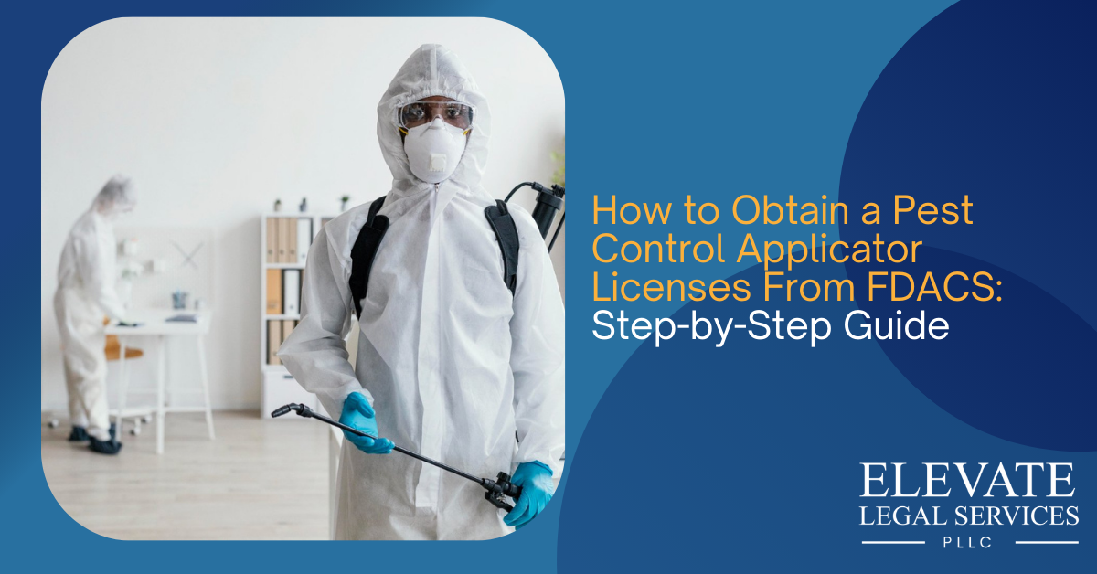 How to Obtain a Pest Control Applicator License From FDACS: Step-by-Step Guide