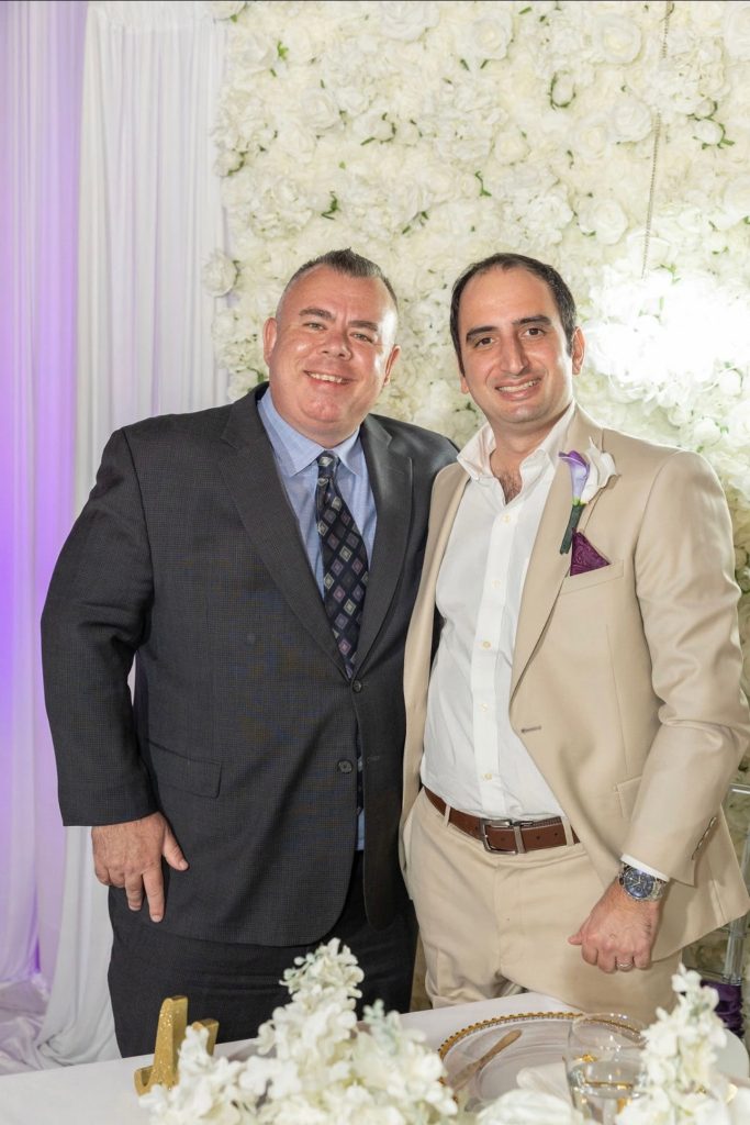 Attorney Paris Webb with Attorney Giancarlo Foschini